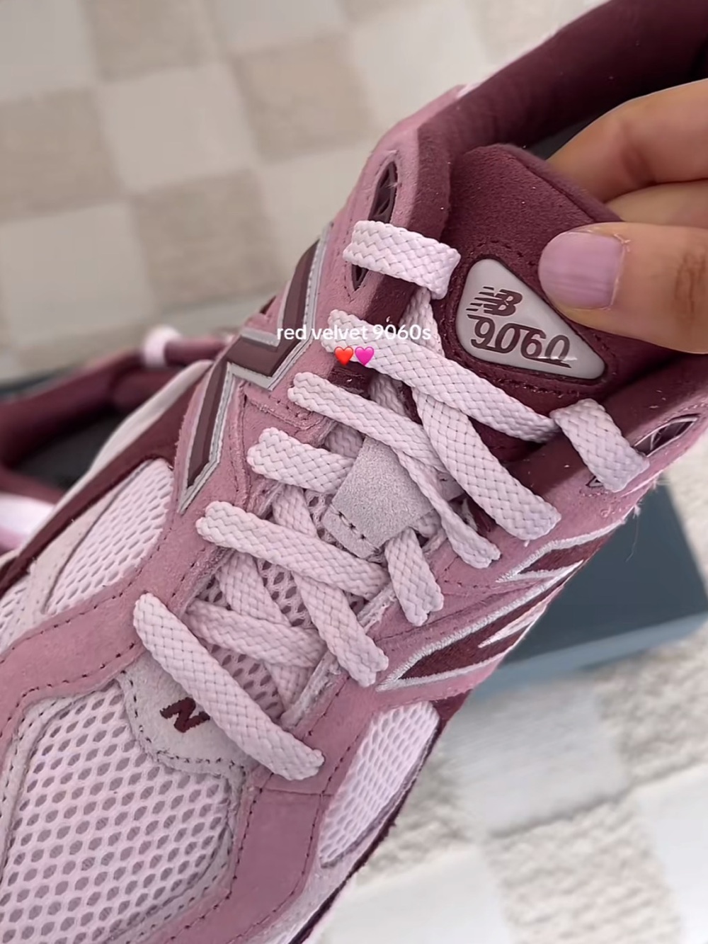 New Balance Women's Pink & Mauve Mesh Suede Sneakers - Picture 3 of 7